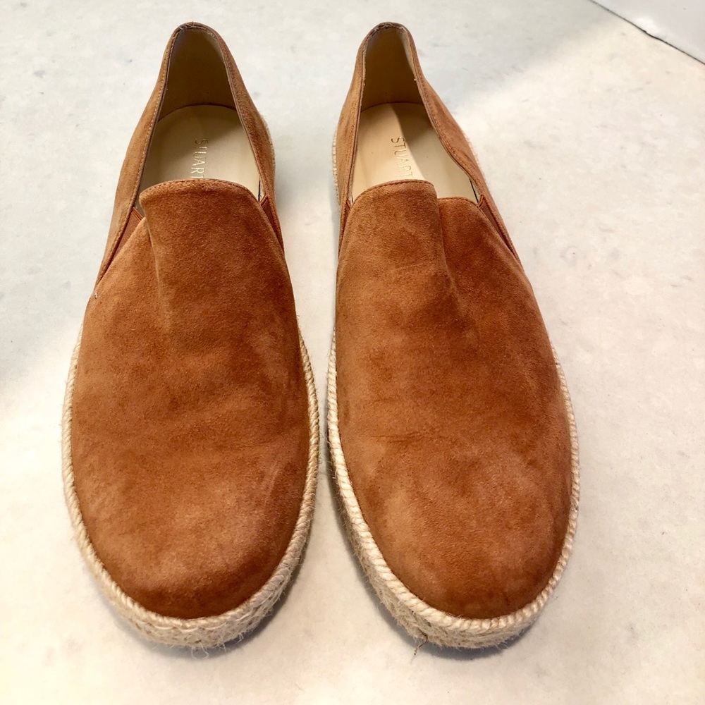 Stuart Weitzman .  Suede Espadrilles.  Size 7